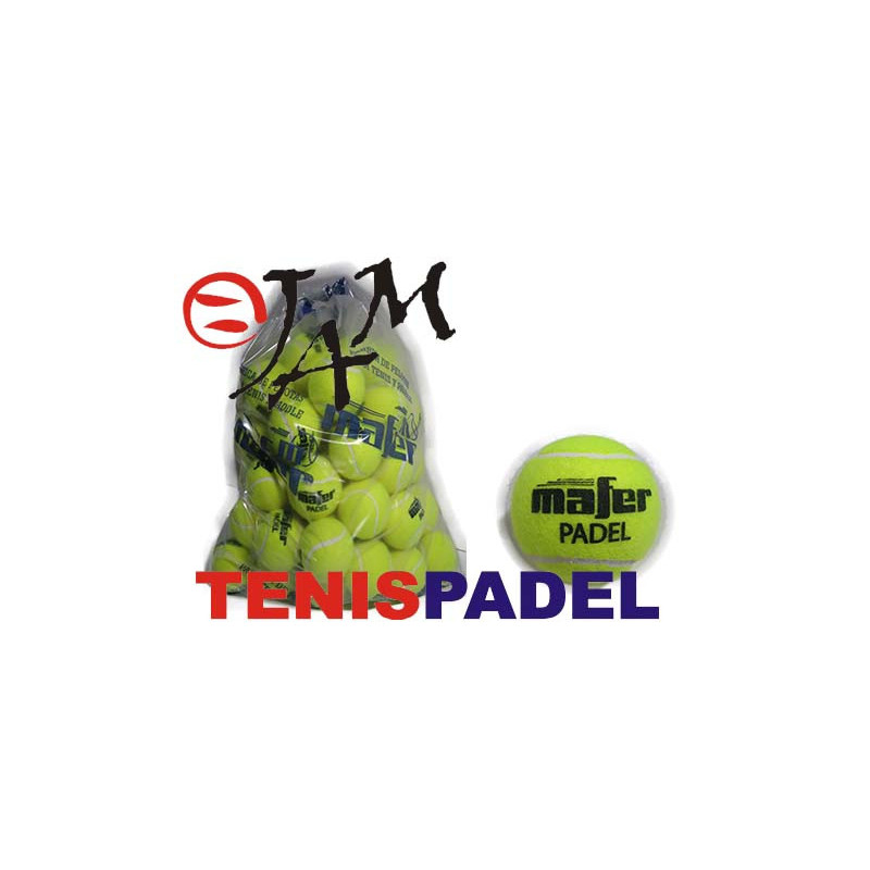 60 Pelotas Mafer Padel sueltas